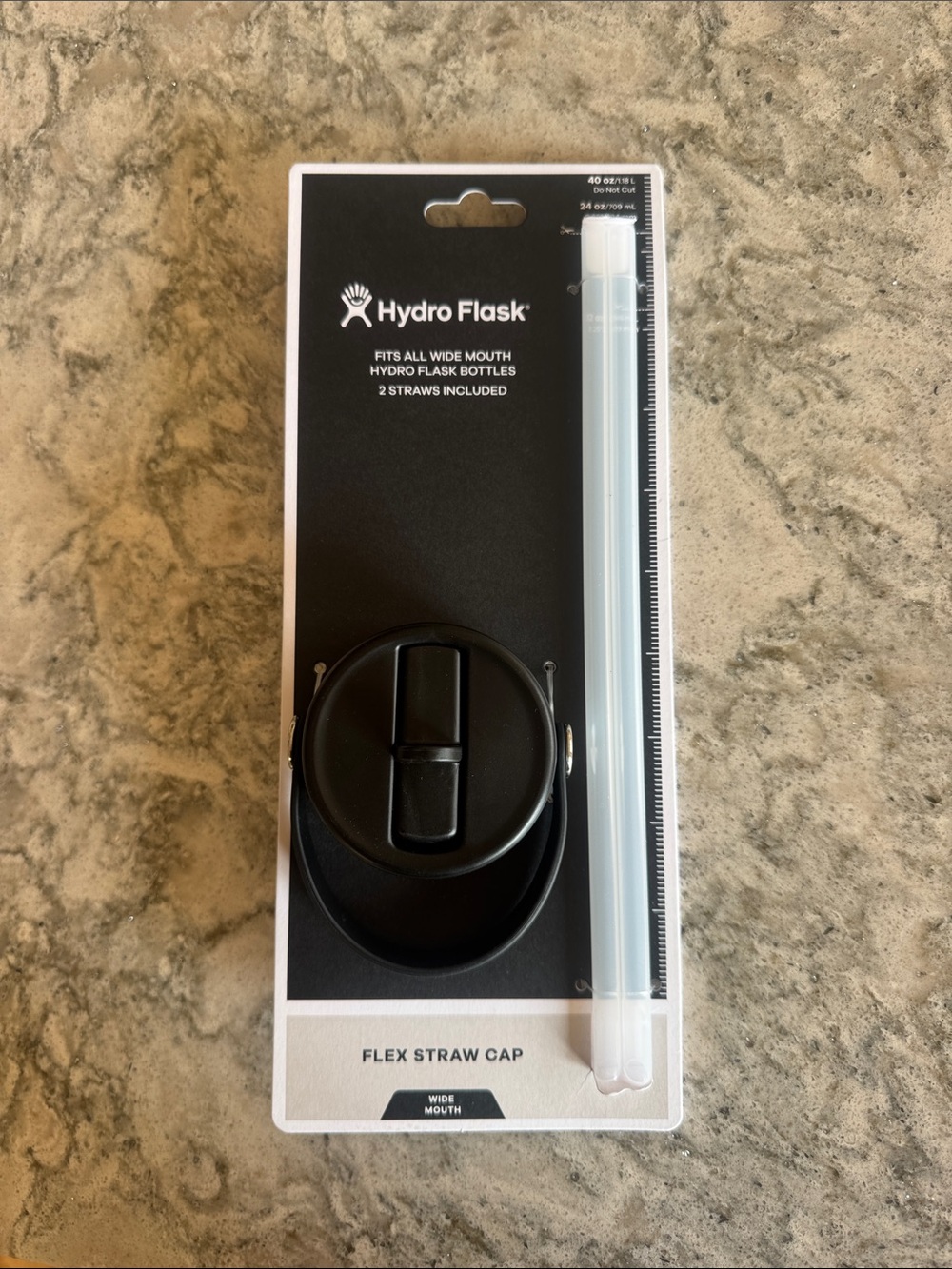 Hydro flask Cap and Straws